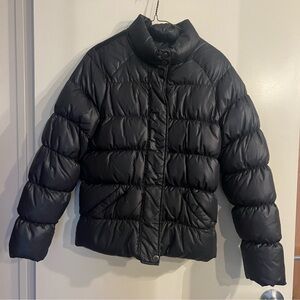 Geox Quilted Black Puffer Jacket